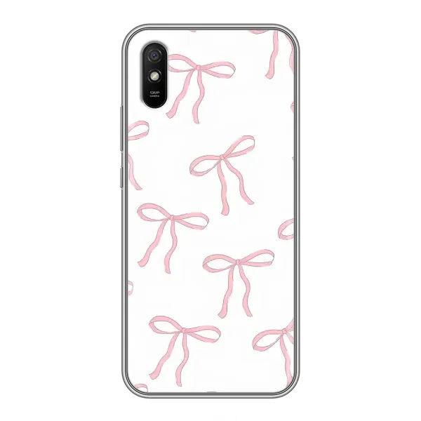 Чехол с принтом «Розовые бантики» для Xiaomi Redmi 9A