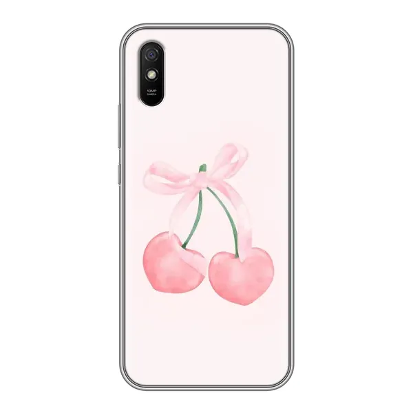 Чехол с принтом «Розовые вишни» для Xiaomi Redmi 9A Чехол с принтом «Розовые вишни» для Xiaomi Redmi 9A
