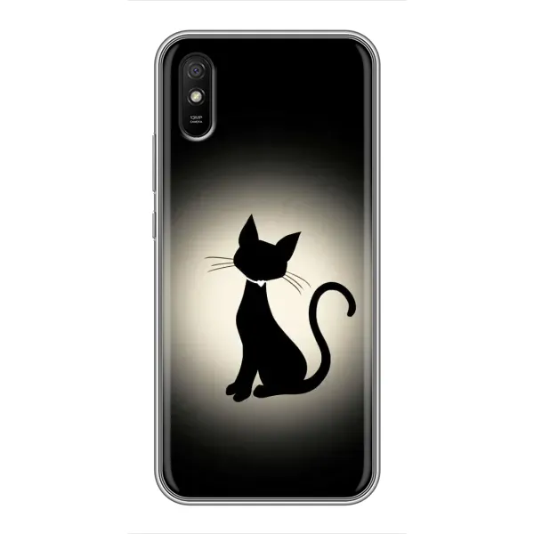 Чехол с принтом «Силуэт котика» для Xiaomi Redmi 9A