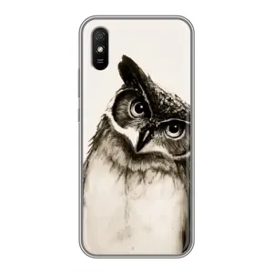 Чехол с птицами на Xiaomi Redmi 9A (VPrint) (Сова)