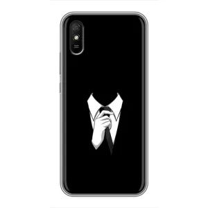 Чехол для Редми 9А - (AlphaPrint) с печатью (ТОП продаж) (Стиляга)