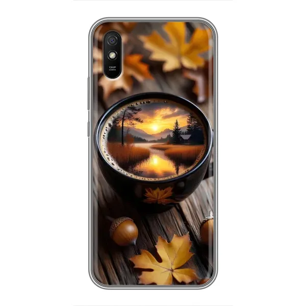 Чехол с принтом «Темный кофе» для Xiaomi Redmi 9A