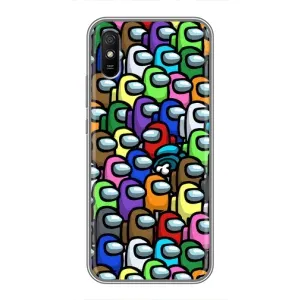 Чохли Амонг Ас для Xiaomi Redmi 9A (AlphaPrint) (Убитий)