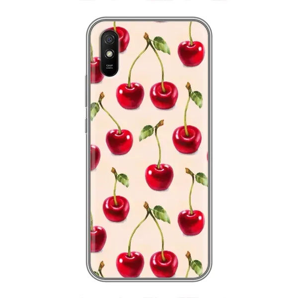 Чохол з принтом «Черешня» для Xiaomi Redmi 9A
