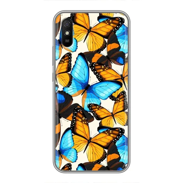 Чехол с принтом «Яркие бабочки» для Xiaomi Redmi 9A Чехол с принтом «Яркие бабочки» для Xiaomi Redmi 9A