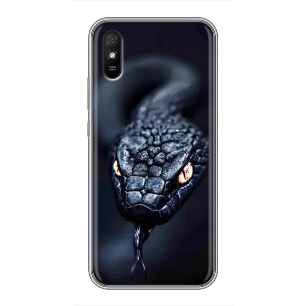 Чехол с принтом «Черная змея» для Xiaomi Redmi 9A