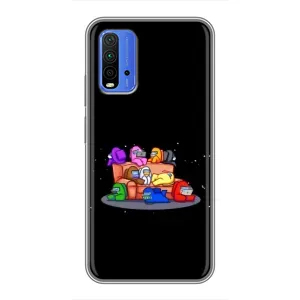 Чохли Амонг Ас для Xiaomi Redmi 9T (AlphaPrint) (Амонг-ас)