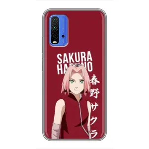 Чохли Персонажі Аніме Наруто для Xiaomi Redmi 9T (AlphaPrint) (Аніме Сакура)
