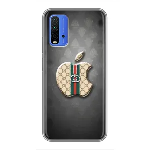 Чохли  GUCCI для Сяомі Редмі 9Т (AlphaPrint) (Apple gucci)