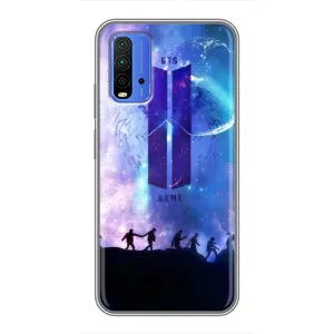 Чохли BTS для Xiaomi Redmi 9T (AlphaPrint) (Army BTS)