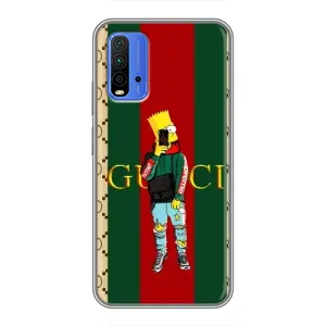 Бренднові Чохли для Xiaomi Redmi 9T - (PREMIUMPrint) (Барт ГУЧЧІ)