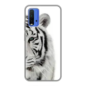 Чохли з картинкою животних Xiaomi Redmi 9T (Білий Тигр)