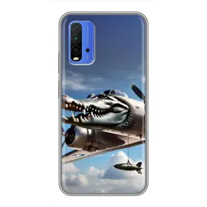Чохол з мемом Тралалело тралала на Xiaomi Redmi 9T (Бомбардіро крокоділо)