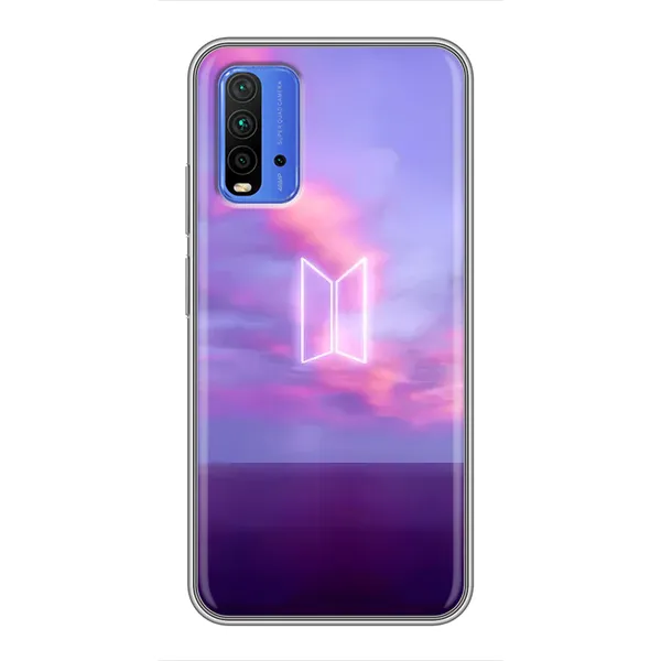 Чохол з принтом «BTS логотип» для Xiaomi Redmi 9T