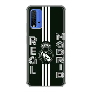 ФК Реал Мадрид чохли для Xiaomi Redmi 9T (AlphaPrint) (чорно білий Реал)