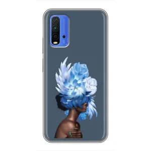 Чехлы (ART) Цветы на Xiaomi Redmi 9T (VPrint) (Квіти на голові)