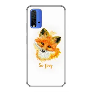 Чохли з картинкою Лисичка для Xiaomi Redmi 9T (VPrint) (Дівчинка Лиса)