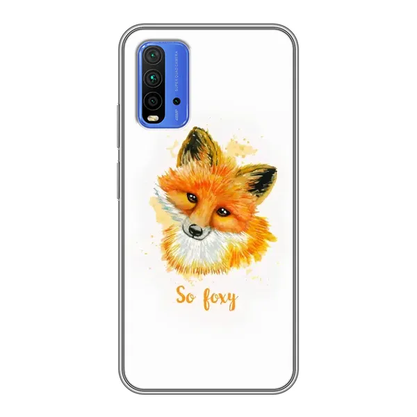Чохол з принтом «Дівчинка Лиса» для Xiaomi Redmi 9T