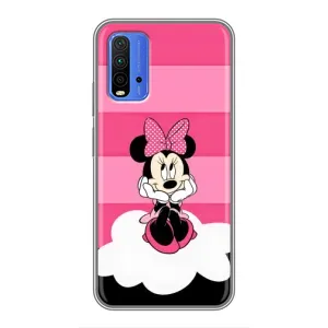 Міккі Маус чохол для Xiaomi Redmi 9T (AlphaPrint - Мультяшні) (Дівчинка Maus)