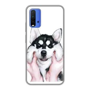 Чохли з собаками для Xiaomi Redmi 9T (VPrint) (Радісний Хаскі)