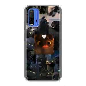 Чохол як приборкати дракона на Xiaomi Redmi 9T (Дракон колаж)