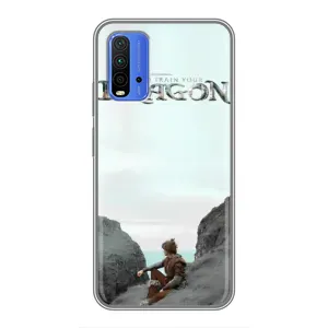 Чохол як приборкати дракона на Xiaomi Redmi 9T (Дракон лого)