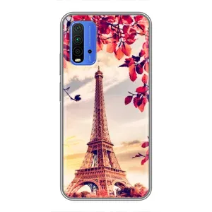 Чохол Ейфелева Вежа Xiaomi Redmi 9T - (AlphaPrint) (Ейфелева Вежа)