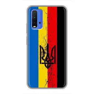Украинские Чехлы для Xiaomi Redmi 9T с картинкой УПА (AlphaPrint) (Прапор УПА)