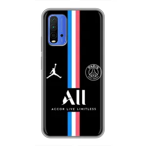 Чохли PSG для Xiaomi Redmi 9T (AlphaPrint) (футболка ПСЖ)