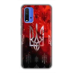 Украинские Чехлы для Xiaomi Redmi 9T с картинкой УПА (AlphaPrint) (ГЕРБ УПА)
