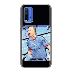 Чохли з футболістом Ерлінг Холанд для Xiaomi Redmi 9T (AlphaPrint) (гол Ерлінг Холанд)