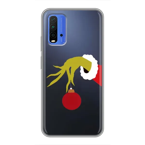 Чохол з принтом «Грінч з іграшкою» для Xiaomi Redmi 9T