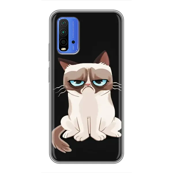 Чехол с принтом «Грустный кот» для Xiaomi Redmi 9T Чехол с принтом «Грустный кот» для Xiaomi Redmi 9T