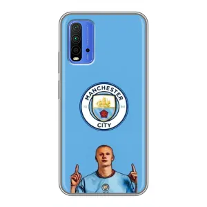Чохли з футболістом Ерлінг Холанд для Xiaomi Redmi 9T (AlphaPrint) (Холанд Манчестер Сіті)