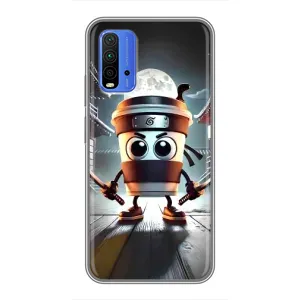 Чохол з мемом Тралалело тралала на Xiaomi Redmi 9T (Капучіно асасіно)