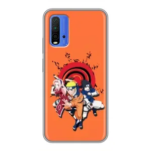 Naruto Anime Чохли для Сяомі Редмі 9Т (AlphaPrint) (команда Наруто)