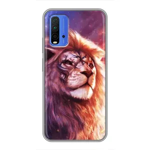 Чохол з картинкою ЛЕВ для Xiaomi Redmi 9T (VPrint) (Красочний Лев)