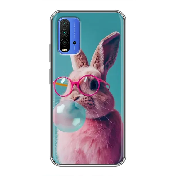 Чохол з принтом «Кролик в окулярах» для Xiaomi Redmi 9T Чохол з принтом «Кролик в окулярах» для Xiaomi Redmi 9T
