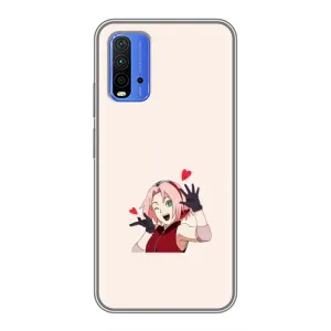Чохли Персонажі Аніме Наруто для Xiaomi Redmi 9T (AlphaPrint) (Лайк Сакура)