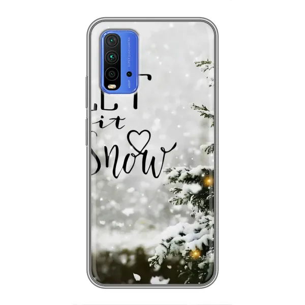 Чохол з принтом «Let it snow» для Xiaomi Redmi 9T