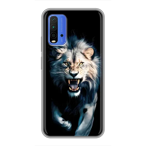 Чохол з принтом «Лев у темряві» для Xiaomi Redmi 9T