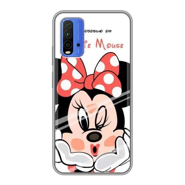 Чохол з принтом «Маус Мінні» для Xiaomi Redmi 9T Чохол з принтом «Маус Мінні» для Xiaomi Redmi 9T