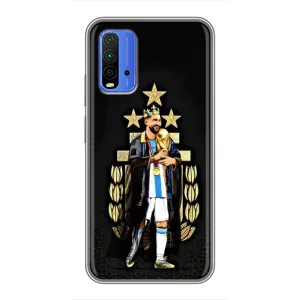 Чохли для Xiaomi Redmi 9T (Leo чемпіон) (AlphaPrint) (Мессі Король)