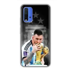 Чохли для Xiaomi Redmi 9T (Leo чемпіон) (AlphaPrint) (Мессі Чемпіон)