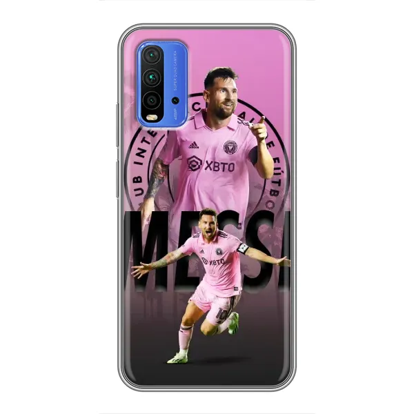 Чохол з принтом «Messi Miami» для Xiaomi Redmi 9T