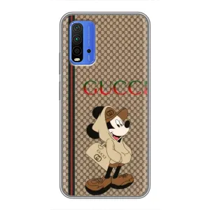 Чохли  GUCCI для Сяомі Редмі 9Т (AlphaPrint) (Mickey GUCCI)