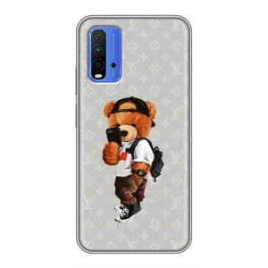 Бренднові Чохли для Xiaomi Redmi 9T - (PREMIUMPrint) (Ведмедик Луі)
