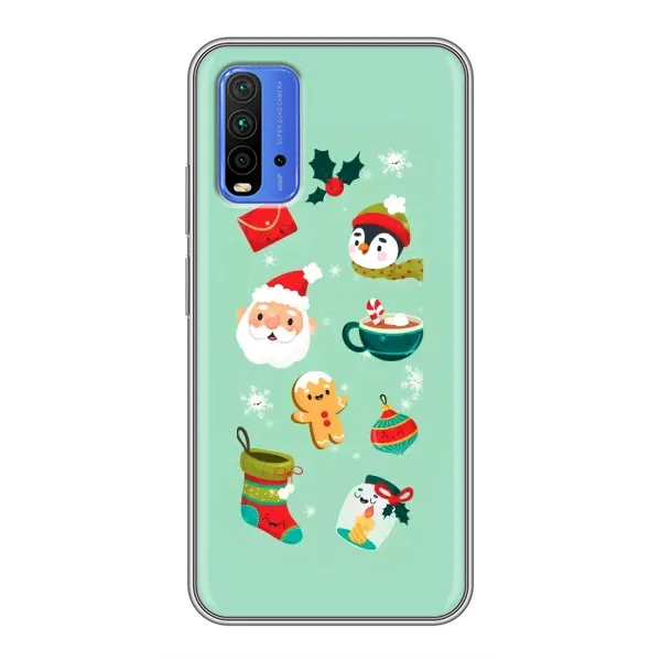 Чехол с принтом «Настроение НГ» для Xiaomi Redmi 9T