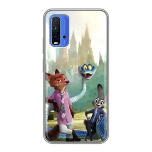 Чохол Зоотрополіс на Xiaomi Redmi 9T (Герої мультфільму Зоотрополіс)