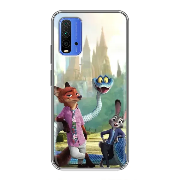 Чохол з принтом «Герої мультфільму Зоотрополіс» для Xiaomi Redmi 9T